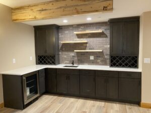 Hardwood kitchen floor